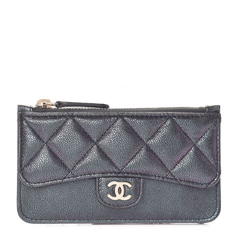 chanel card cases|Chanel card holder zip around.